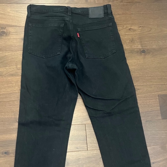 Lévis black high rise straight leg jeans - Picture 1 of 3